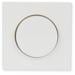 Gira 0650112 Abdeckung mit Knopf für Dimmer und elektronisches Potentiometer, Flächenschalter, Reinweiß glänzend
