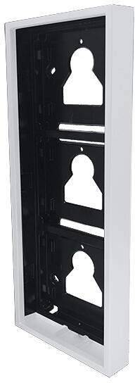 Comelit UT9173W AP-Gehäuse Ultra, 3 Module, 110x289x35 mm, Alu, weiß