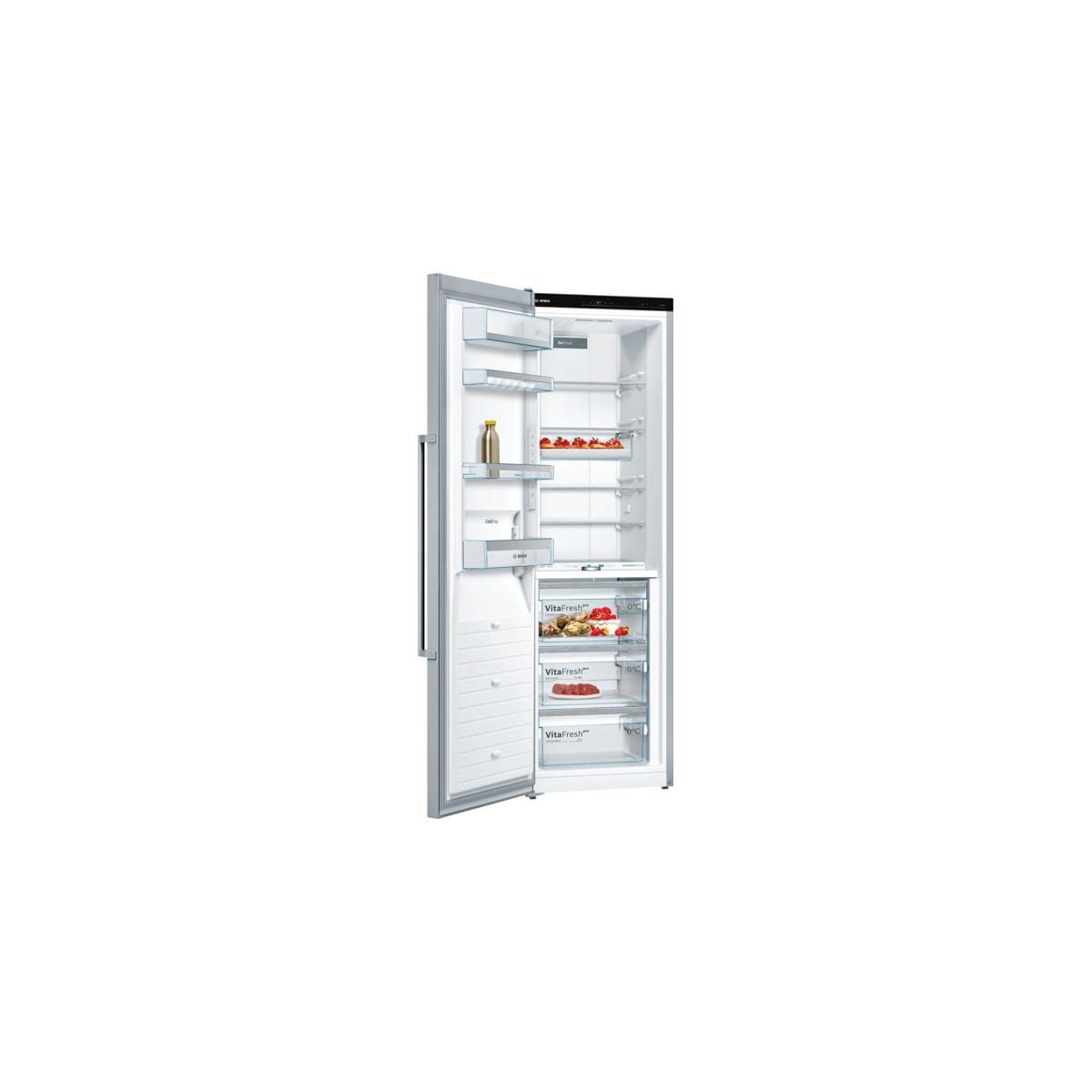 Bosch KSF36PIDP Standkühlschrank, 60cm breit, 309l, VitaFresh pro 0°C,  FlexShelf, Edelstahl Elektroshop Wagner