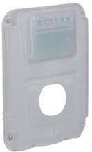 Hager XVS110 Dichtungsdeckel mit HMI für Ladestation witty Steckdose