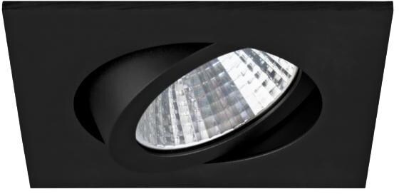 Brumberg SEVEN-S LED-Einbaustrahler 300mA, 7W, 740 lm, 3000K, eckig, schwenkbar, schwarz (12362083)