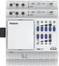 Theben DME 2 T KNX 2-fach Universaldimmaktor MIX2, 400 Watt, IP 20 (4930275)