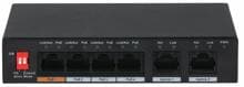 Burg Guard SANSWITCH-10410 4-Port Fast Ethernet POE Switch 100Mbps (579723)