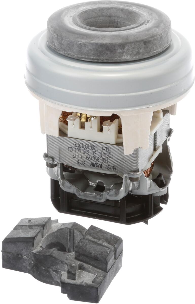 Bosch Siemens 12007670 Gebläsemotor, Set:Gebläse+AdapterB-Seite+Gummiadapter