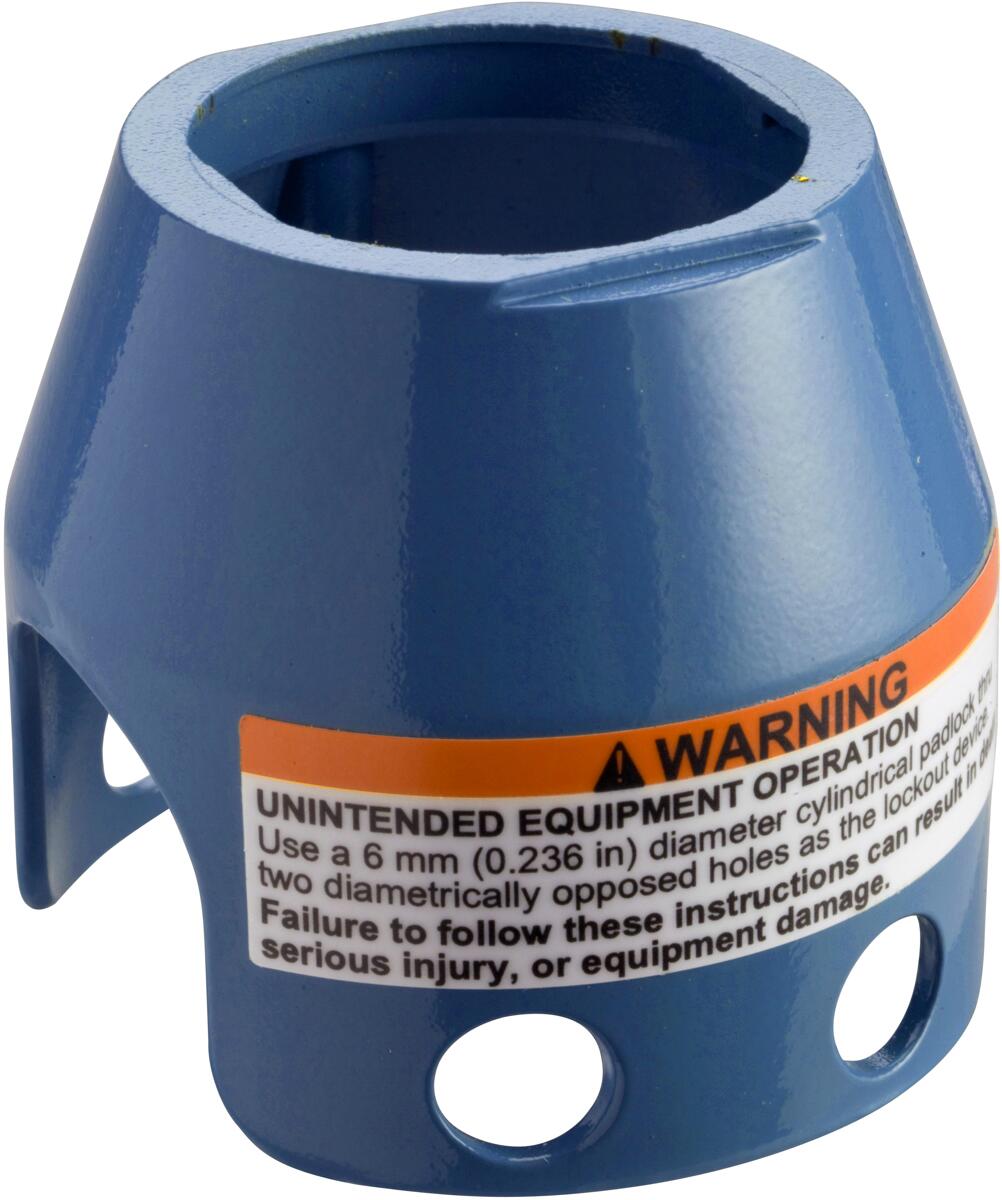Schneider Electric ZBZ1606 Schutzkragen für Ø 40 Pilzdrucktaster und Ø 22mm Geräte, blau