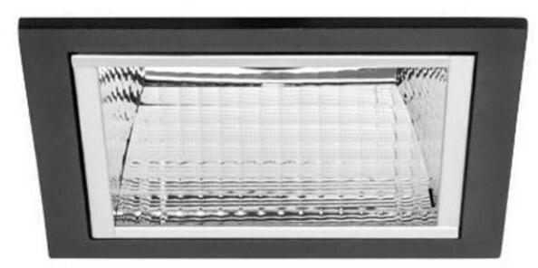 Brumberg Apollo Mini LED-Einbaudownlight, 230 V AC, 50 Hz, 4.000 K, 10,5 W, 55°, CRI > 90, quadratisch, schwarz (41642184DA)