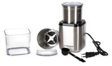 Rommelsbacher EGK200 Gewürz- und Kaffeemühle, 2 auswechselbare Edelstahlbehälter, 200 W, edelstahl