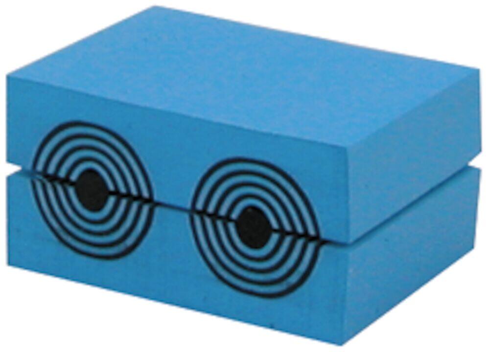 Roxtec CM 20w40 Modul mit Multidiameter für Kabeleinführung, 40x20x30 mm, blau (C000120401000)