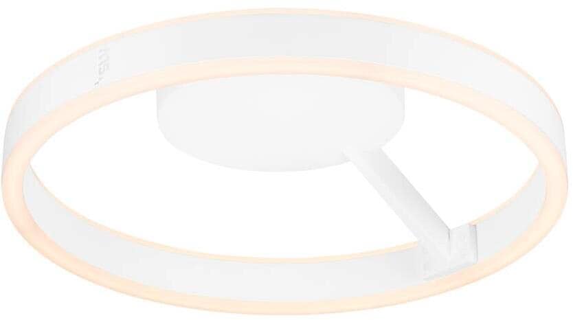 SLV ONE 40 Decken- und Wandaufbauleuchte, Ø 40cm, CCT-Switch 2700/3000K, 14W, Phase dimmbar, weiß (1008546)