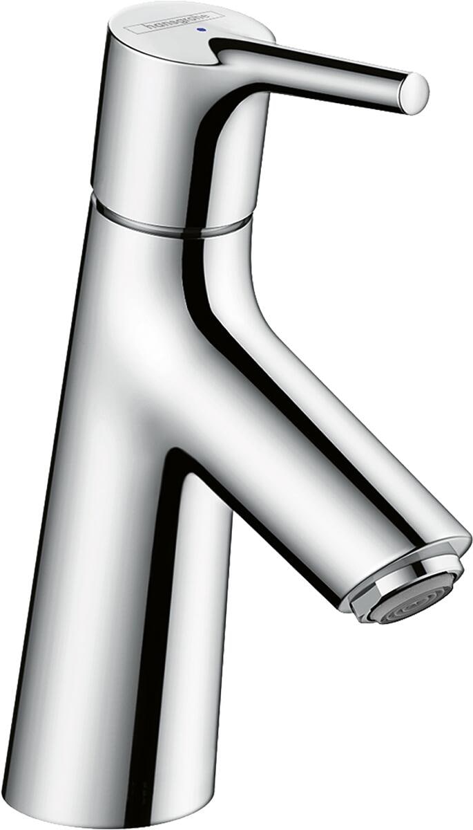 hansgrohe Talis S Standventil 80 mit Pinngriff für Kaltwasser oder vorgemischtes Wasser ohne Ablaufgarnitur, Messing, 5 l/min, Chrom, (72017000)