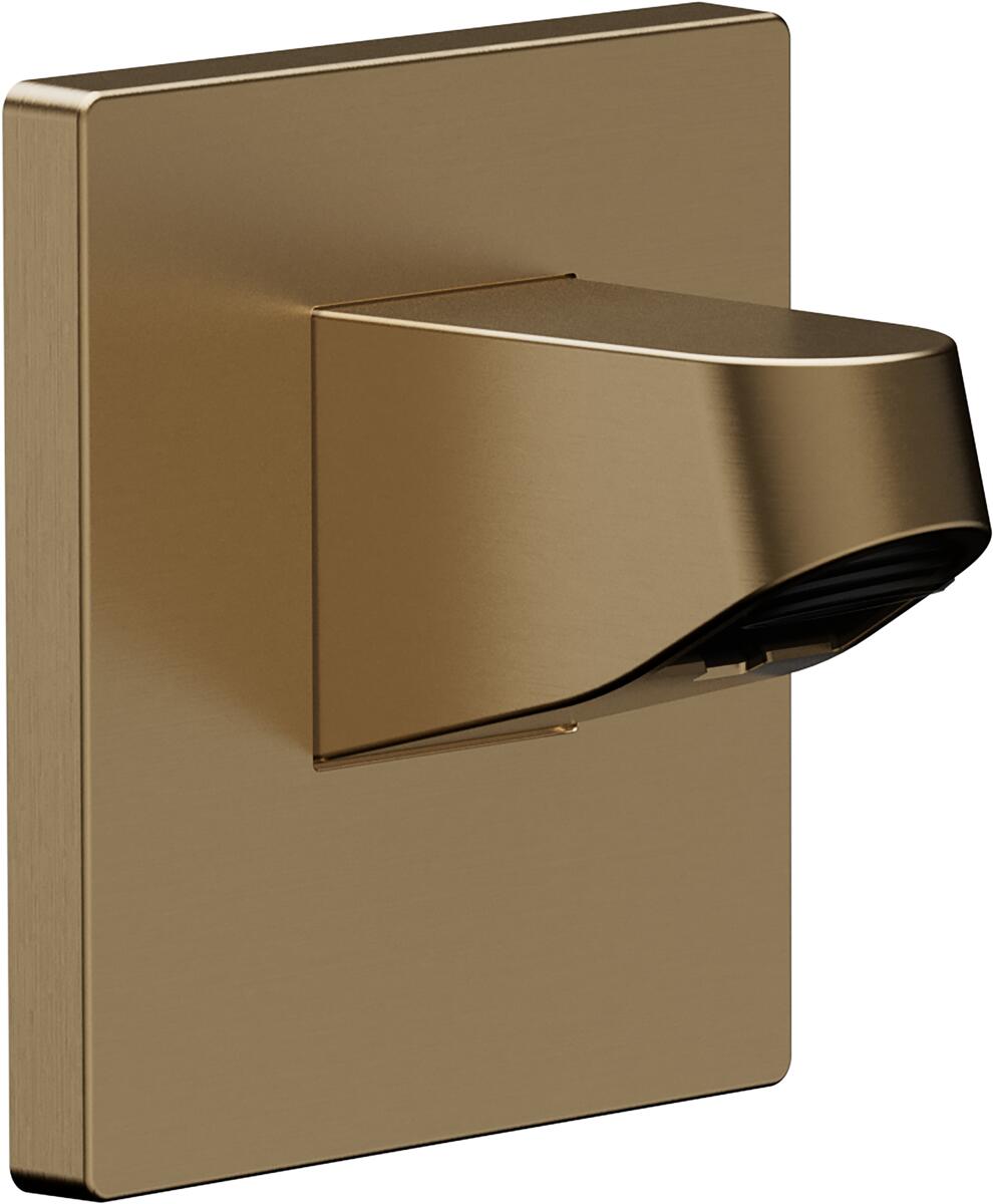 hansgrohe Pulsify Wandanschluss für Duschkopf 105, Kunststoff, Brushed Bronze, (24139140)