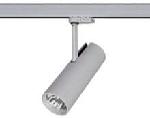 Brumberg Mini LED-Schienenstrahler, 230 V AC, 50 Hz, 23 W, CRI > 90, 36°, 3500 K, rund, struktur, silber (88393685DA)