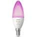 Philips Hue White & Color Ambiance Smarte LED Lampe, Kerze, E14, 5,3W, 470lm, 4000K (929002294204)