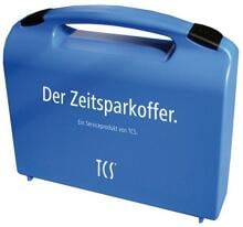 TCS TCSK-02 Hartschalenkoffer inklusive Servicegerät, blau (E34228)