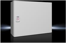 Rittal KX 1576.000 Kleingehäuse E-Box, BHT: 380x300x155, Stahlblech, mit Montageplatte, mit Tür