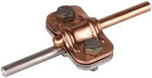 Dehn ZMTK 8.10 8.10 CU STTZN Zweimetall UNI-Trennklemme, Cu-St/tZn, für 2 x rund 8-10mm (460517)