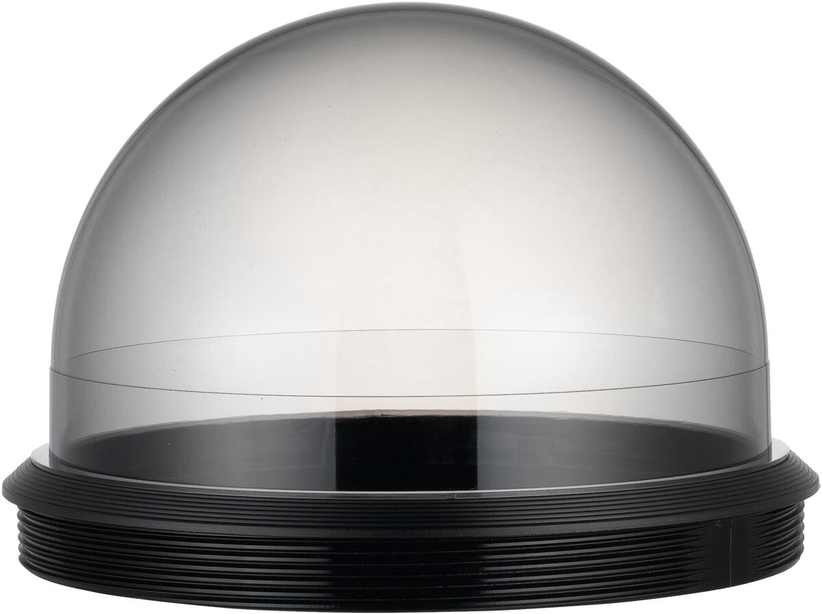 Hanwha Vision Kuppelabdeckung für Kameras, Abdeckglas: Transparent rauchfarben, schwarz (SPB-PTZ6)