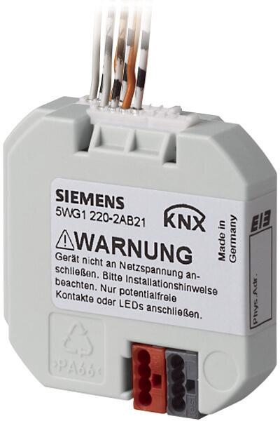 Siemens 5WG1220-2AB21 UP 220/21 Tasterschnittstelle 2 x potentialfreier Kontakt/Ausgang für LED-Ansteuerung