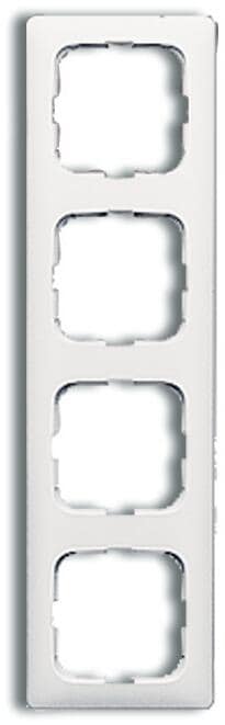 Busch-Jaeger 2514-214K-102 Abdeckrahmen, Reflex Si Linear, 4-fach Rahmen, alpinweiß (2CKA001725A1497)