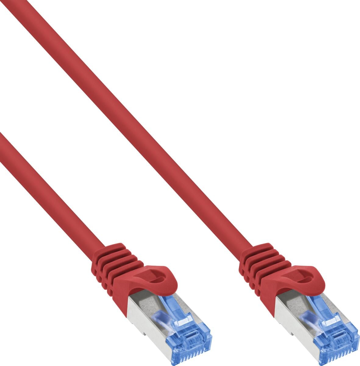 InLine Patchkabel, Cat.6A, S/FTP, TPE (LSZH), CCA, rot, 1,5m (72614R)