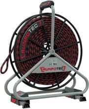 Runpotec Zugseil Polyester mit Haspel, 120 m (10169)