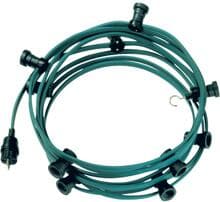 Bachmann Lichterkette mit E27-Fassung, 20m, grün (740.006)