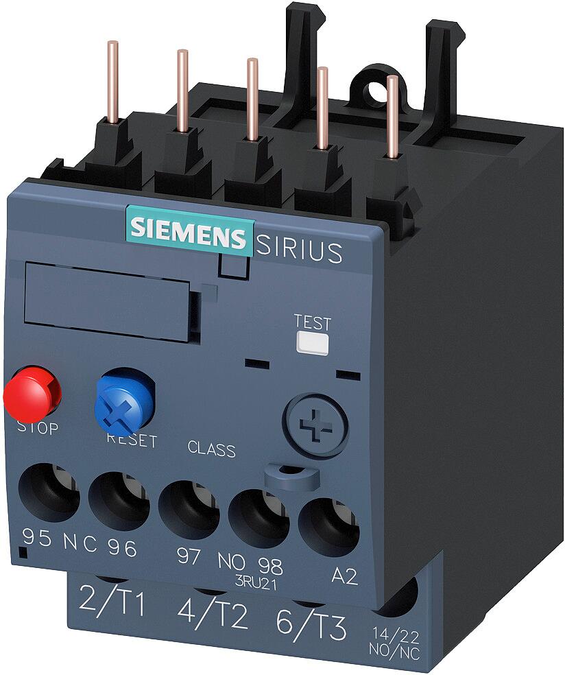 Siemens 3RU2116-0EB0 Überlastrelais 0,28...0,40 A thermisch für Motorschutz Baugröße S00, CLASS 10