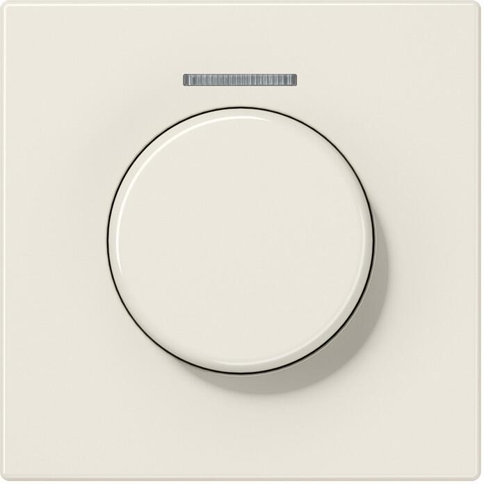 Jung LS1940KO5 Abdeckung mit Lichtleiter für KNX Drehsensor, cremeweiß