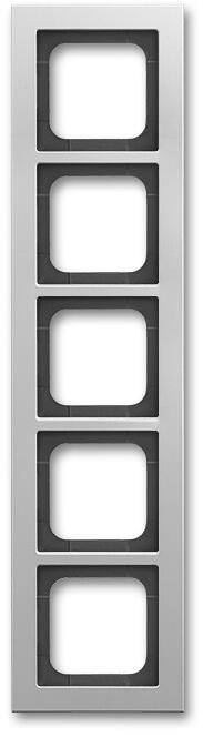 Busch-Jaeger 1725-276 Abdeckrahmen, Axcent, 5-fach Rahmen, titan (2CKA001754A4697)