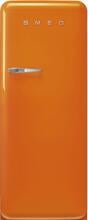 Smeg FAB28ROR6 50"s Style Retro Stand Kühlschrank, 60 cm breit, 270 L, Rechtsanschlag, orange