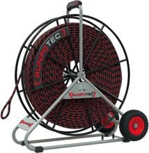 Runpotec Zugseil Polyester mit Haspel, 150 m (10120)
