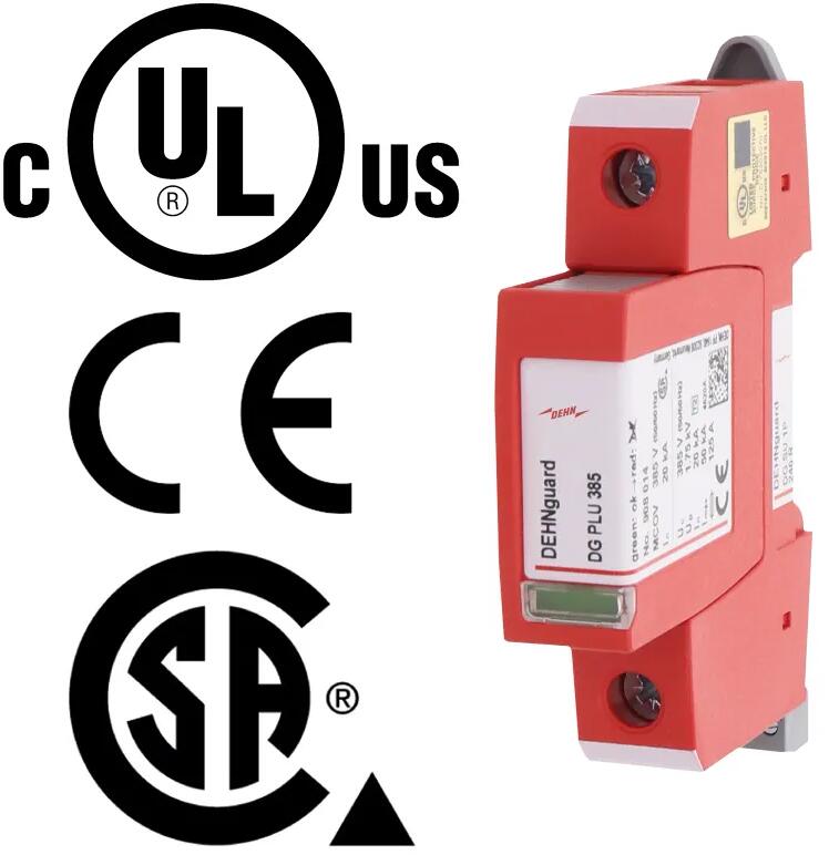 Dehn DG SU 1P 240 R Überspannungsableiter Typ 2 DEHNguard S, rot (908094)