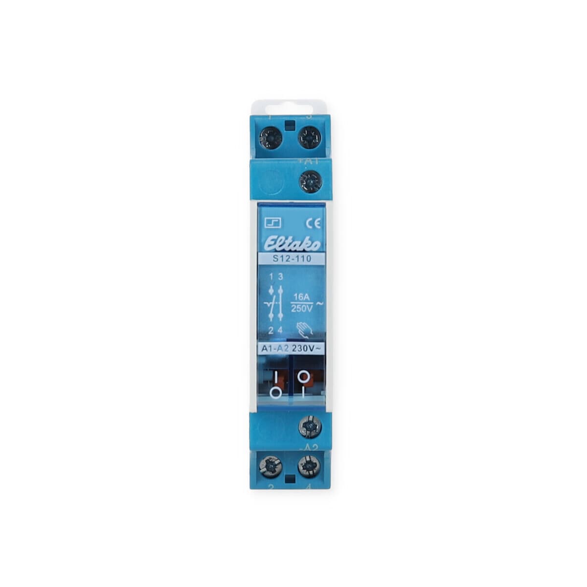 Eltako ESR12NP-230V+UC Stromstoßschalter – 16A, Für DIN-Schiene, Elektronisch