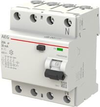 AEG FI-Schutzschalter A 4p 440V 25A 0,03A 4TE REG (2CSF704156R1250)