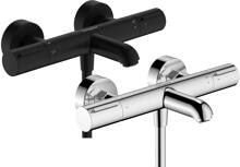 hansgrohe Ecostat Element Wannenthermostat Aufputz, Messing, 20 l/min, mit Rückflussverhinderer
