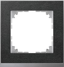 Merten MEG4010-3669 M-Pure Decor-Rahmen 1fach Schiefer/alu