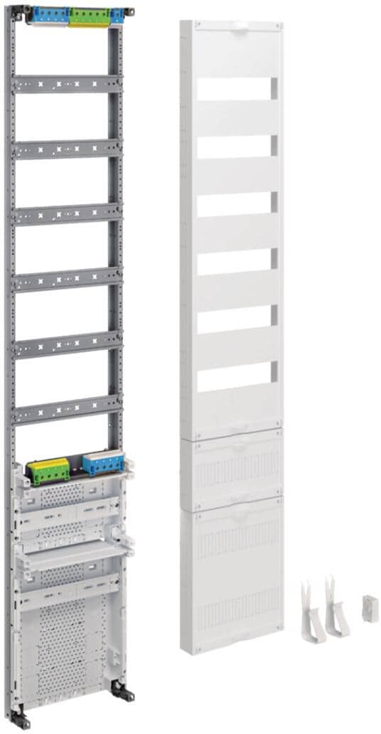 Hager ZU59VT6APZ2 Verteilerfeld, universZ, H=1350mm, VT 6-reihig, 1-Feld, 300mm APZ unten u. 1x RFZ