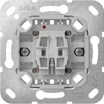 Gira 387100 Wipptaster-Einsatz ohne Befestigungskrallen, 1-polig, 10A, 250V