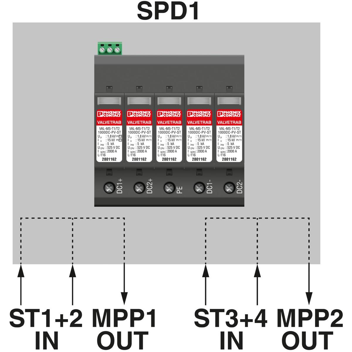 Phoenix Contact Generatoranschlusskasten - SOL-SC-2ST-0-DC-2MPPT