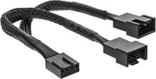 InLine Y-Kabel Lüfter PWM, 4pol Molex Stecker auf 2 Buchse, 0,15m (33328Y)