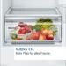 Bosch KIR41NSE0 Einbaukühlschrank, Serie 2, Nischenhöhe: 122,5cm, 204l, Schleppscharnier, LED-Beleuchtung, weiß