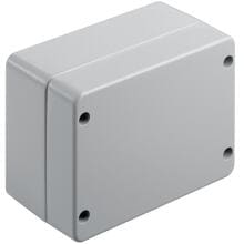 Weidmüller KLIPPON K5 RAL7001 Aluminium-Leergehäuse, 130 x 170 x 90 mm, AlSi12, Pulverbeschichtet, strukturiert, silbergrau (9529210000)