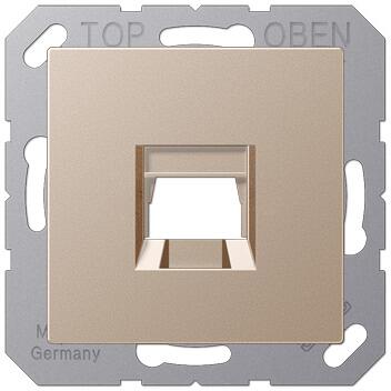 Jung A1569-1WECH Abdeckung (gerastet), Serie A, champagner