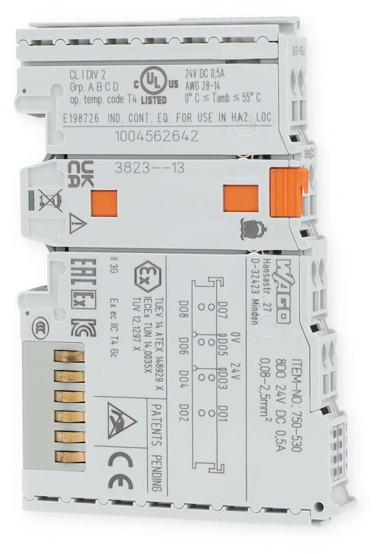 Wago 750-530 8-Kanal-Digitalausgang, DC 24 V, 0,5 A