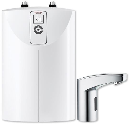 STIEBEL ELTRON SNE 5 t ECO + WSN 10 Kleinspeicher, mit Sensorarmatur, 2kW, stufenlos, antitropf, weiß (238823)