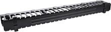 InLine 19" Kabel-Rangierpanel, 1HE, RAL 9005, schwarz (19110N)