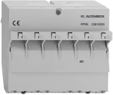 Rutenbeck (23810200) PPR 6 Patchpanel für REG-Montage, lichtgrau