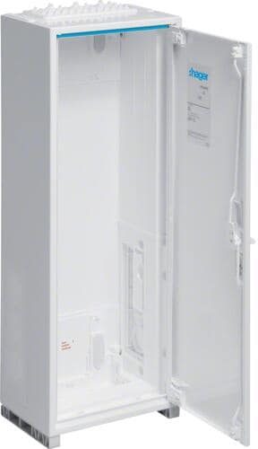 Hager ZB11S Zählerschrank, IP44, univers Z, 800x300x205 mm, Schutzklasse II, 60 Platzeinheiten