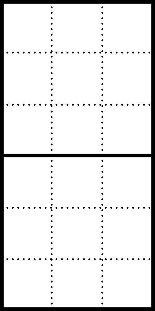 Siedle KR 611-6/3-0 W Kombirahmen Unterputz, 18 Einheiten, Aluminium, Diebstahlsicherung integrierbar, 331 x 631 x 38 mm weiß (200016411-00)