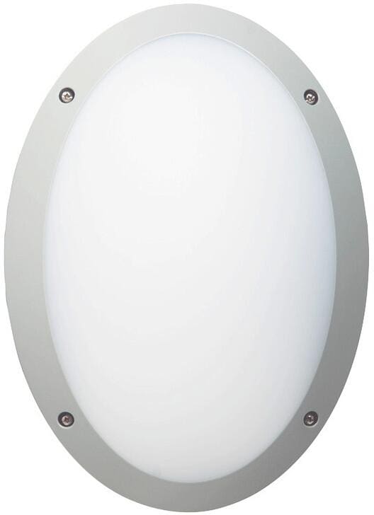 MEGAMAN MM77111 Außenwand- und -deckenleuchte FONDA 10,5W-800lm/840-OVAL, 4000K, weiß